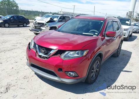 2016 Nissan Rogue Sl из США, поврежденный, VIN 5N1AT2MTXGC913817